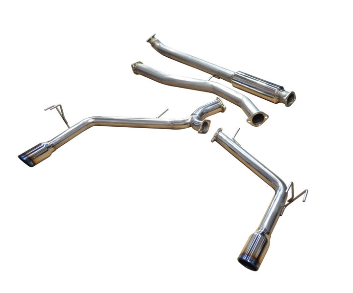 Injen Cat-Back Exhaust System with Dual Burnt Titanium Tips for 16-20 Honda Civic 1.5L Turbo Sedan - OneFastShop