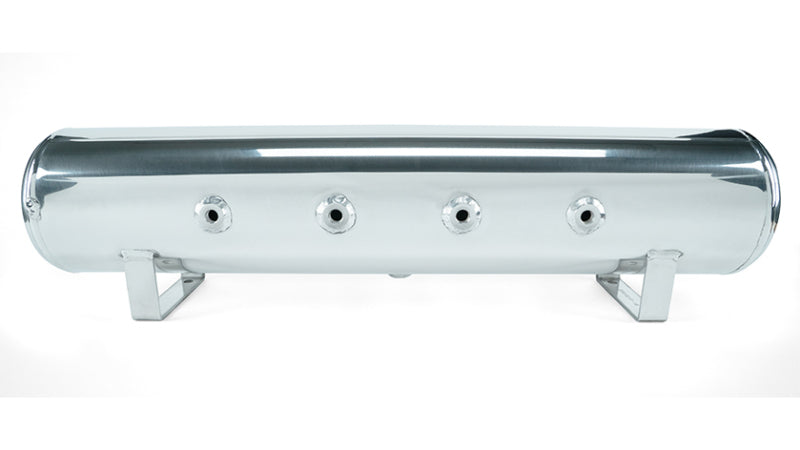 Air Lift 4 Gal. 7-Port Tank with Viair 444c Chrome Compressor - Fittings & Mounting Hardware