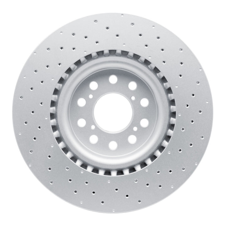 DFC 23-26 Honda Civic Hatchback Front Drilled HiCarbon Alloy Geomet Coated Rotor