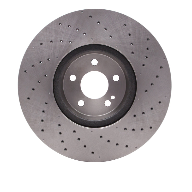 DFC Quickstop Drilled Front Brake Rotor - Mercedes-Benz E450 / GLC300 2016-2023, image 4