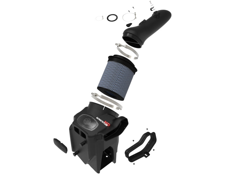 aFe Momentum HD Cold Air Intake System with Pro 10R Filter for 20-24 Ford Diesel Trucks V8-6.7L (td)