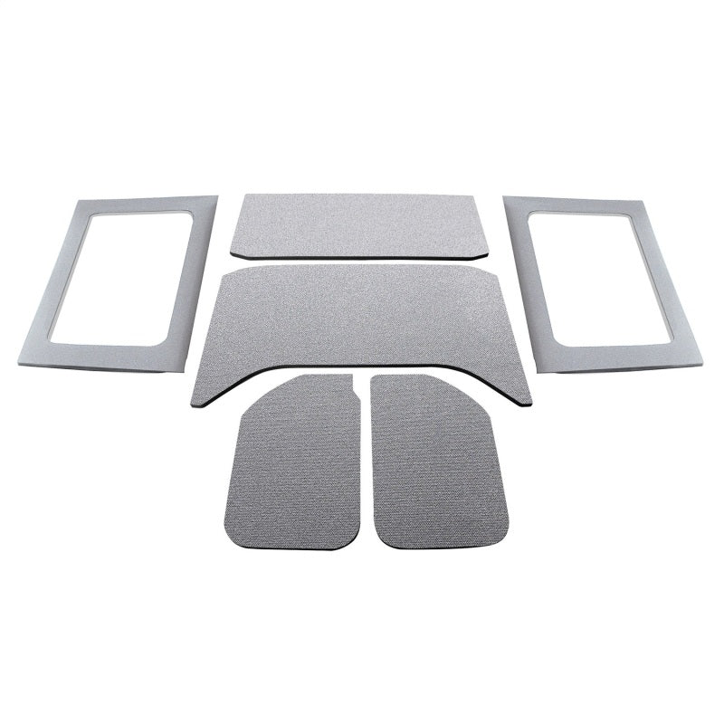DEI 2011–2018 Jeep Wrangler JK 4-Door Boom Mat Complete Headliner Kit – 6 Piece – Gray - OneFastShop