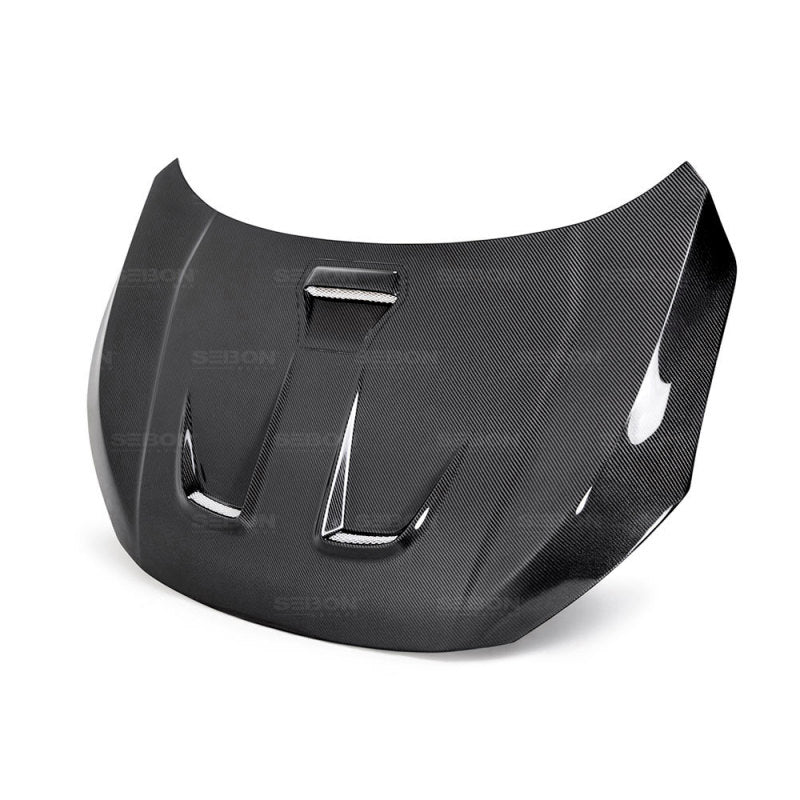 Seibon MR-Style Carbon Fiber Hood for 2016-2017 Honda Civic Coupe/Sedan/Hatchback