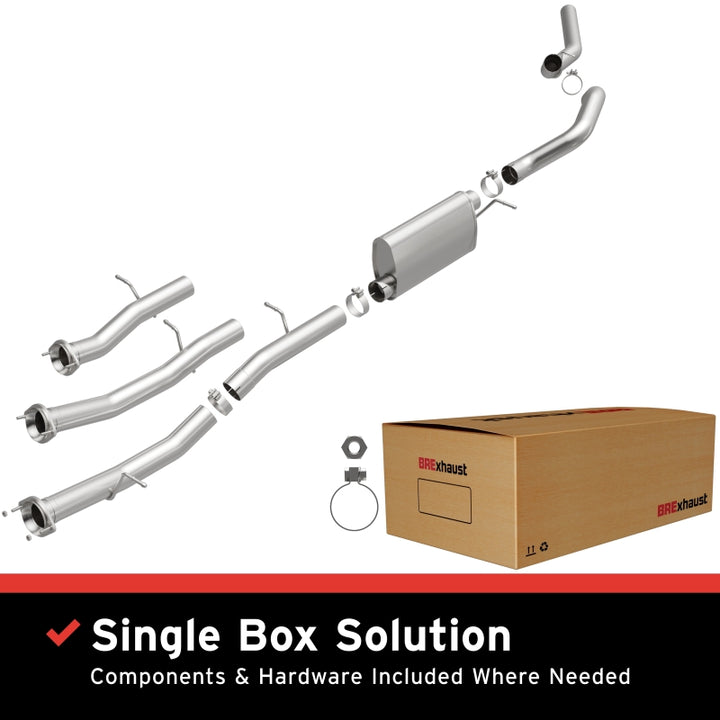 MagnaFlow BRExhaust Direct-Fit Exhaust Kit - Chevrolet Silverado 2500 HD / GMC Sierra 2500 HD 6.0L 2007-2010