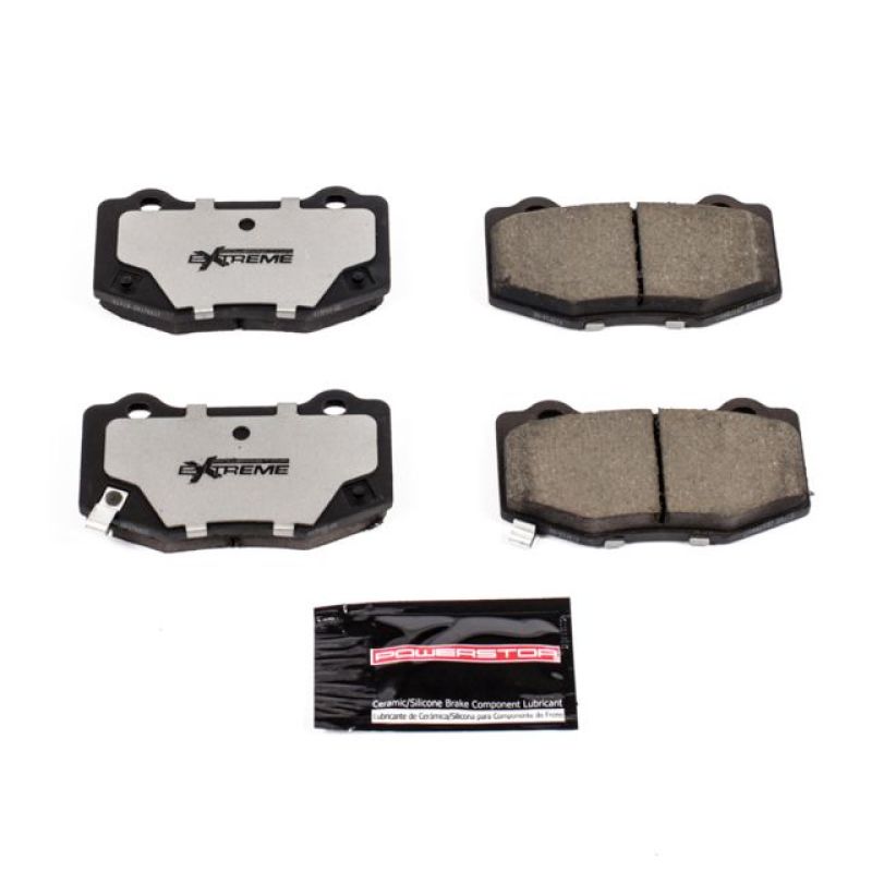 PowerStop Z26 Extreme Street Brake Pads with Hardware for 16-19 Cadillac ATS Rear - OneFastShop