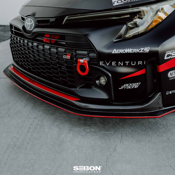 Seibon Carbon Fiber Front Lip for 2023+ Toyota GR Corolla MB-Style - OneFastShop