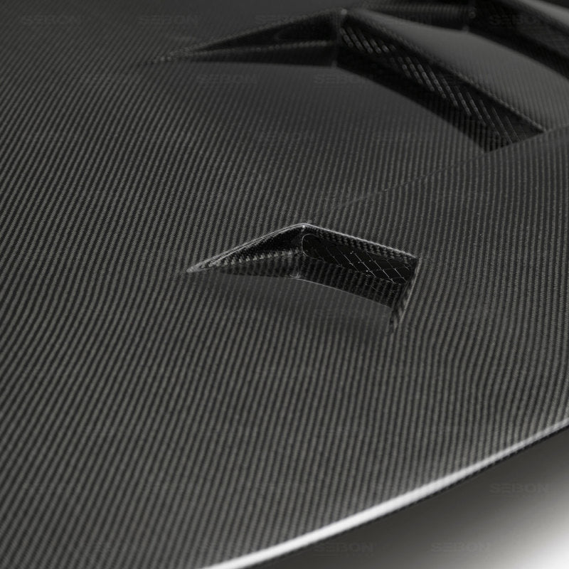 Seibon TS Style Carbon Fiber Hood for 93-98 Toyota Supra (JZA80L)