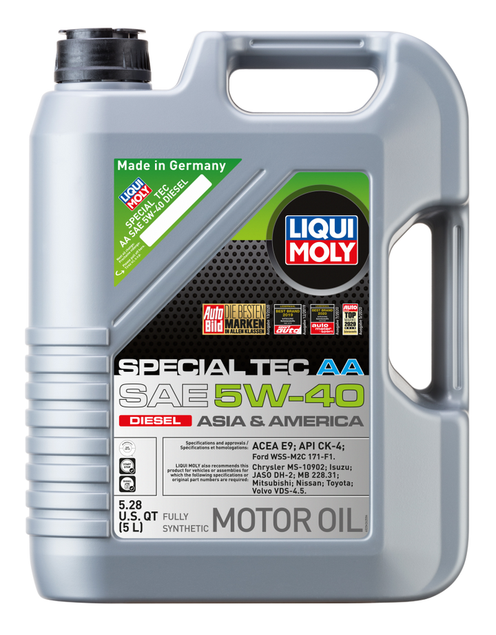 LIQUI MOLY 5L Special Tec AA Motor Oil SAE 5W40 Diesel - OneFastShop