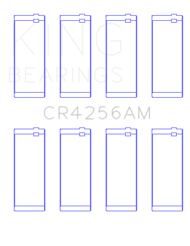 King Engine Bearings Rod Bearing Set - Turbo DOHC 16V Size STD (Chrysler 148/148, Jeep 148 DOHC 16V)