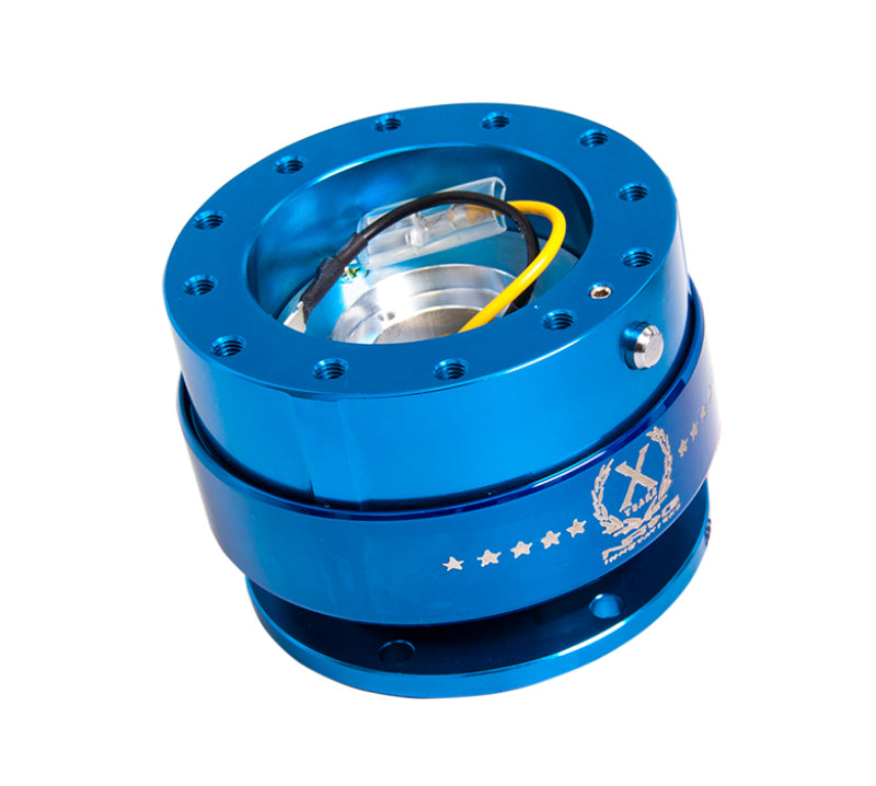 NRG Quick Release Gen 2.0 Steering Wheel Adapter - Blue, image 2