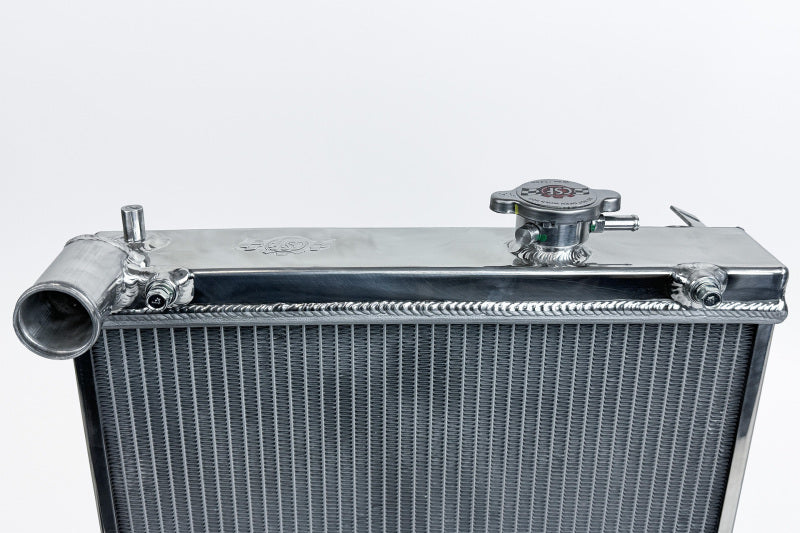 CSF Polished 1/2 Size Radiator for 03-07 Mitsubishi Lancer EVO 7/8/9
