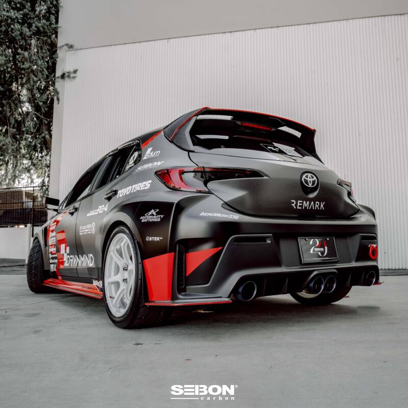 Seibon MB-Style Carbon Fiber Rear Lip for 2023+ Toyota GR Corolla - OneFastShop