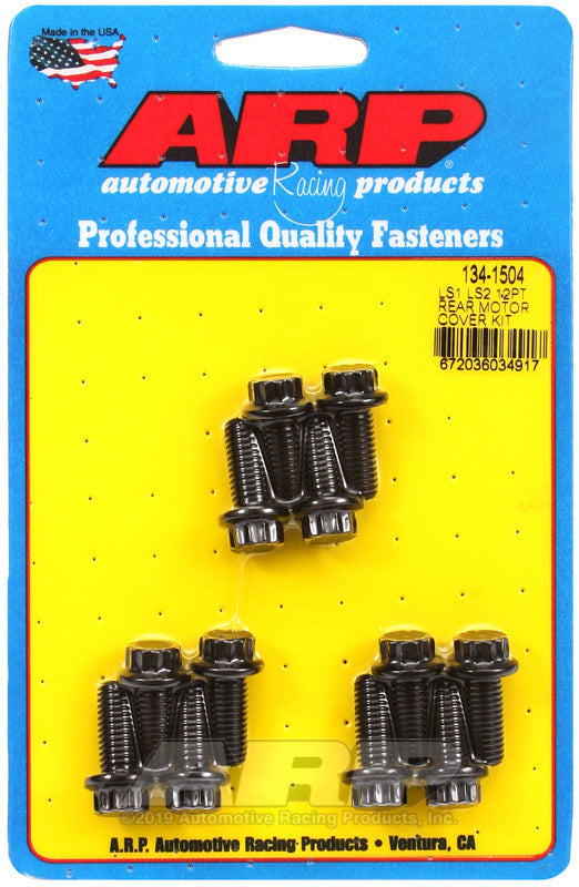 ARP LS1/LS2 Rear Motor Cover Bolt Kit – 12 Pt
