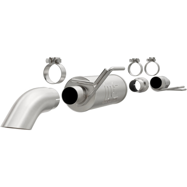 Magnaflow Cat-Back Exhaust System SS 2.5/3in Turn Down 2015 Ford F150 2.7L V6T Ext Cab - OneFastShop