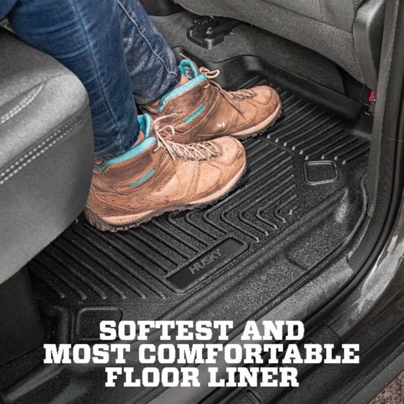 Husky Liners 2014 Toyota Tundra Crew Cab / Ext Cab X-Act Contour Black 2nd Seat Floor Liner