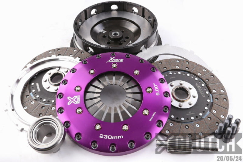 XClutch Stage 4 9in Twin Disc Organic Clutch Kit - BMW N54/N55 (6 Bolt) 2011-2015