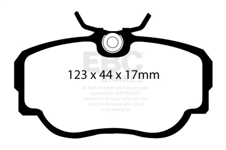 EBC Redstuff Front Brake Pads for 83-85 BMW 318 1.8 (E30) - OneFastShop