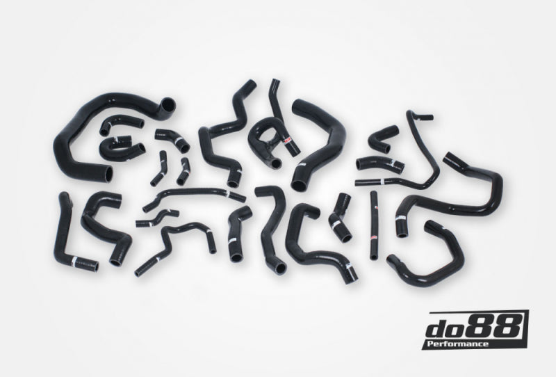 do88 Coolant Hose Kit - Audi/VW MQB 1.8T/2.0T (24 pcs) - Black