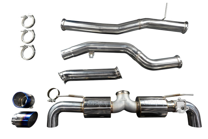 Injen Cat-Back Exhaust for 20-21 Toyota Supra 3.0L Turbo 6cyl with Burnt Tips - OneFastShop