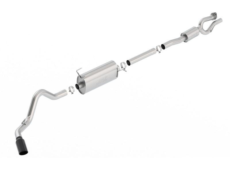 Borla S-Type Cat-Back Exhaust 17-19 Ford F-250/350 Super Duty Side Exit Black Chrome Tip - OneFastShop