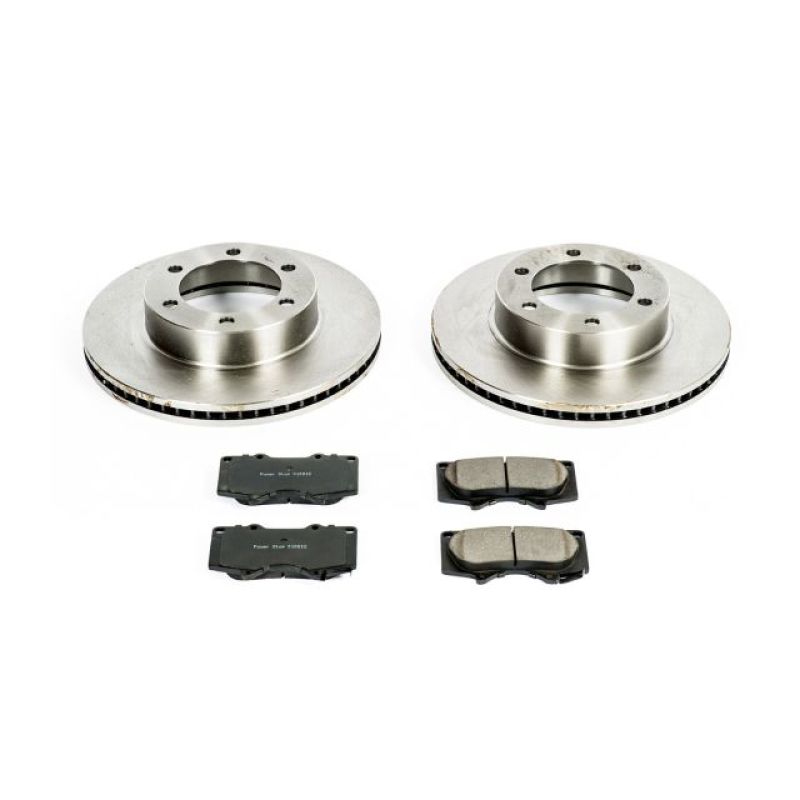PowerStop Front Autospecialty Brake Kit for 01-07 Toyota Sequoia - OneFastShop