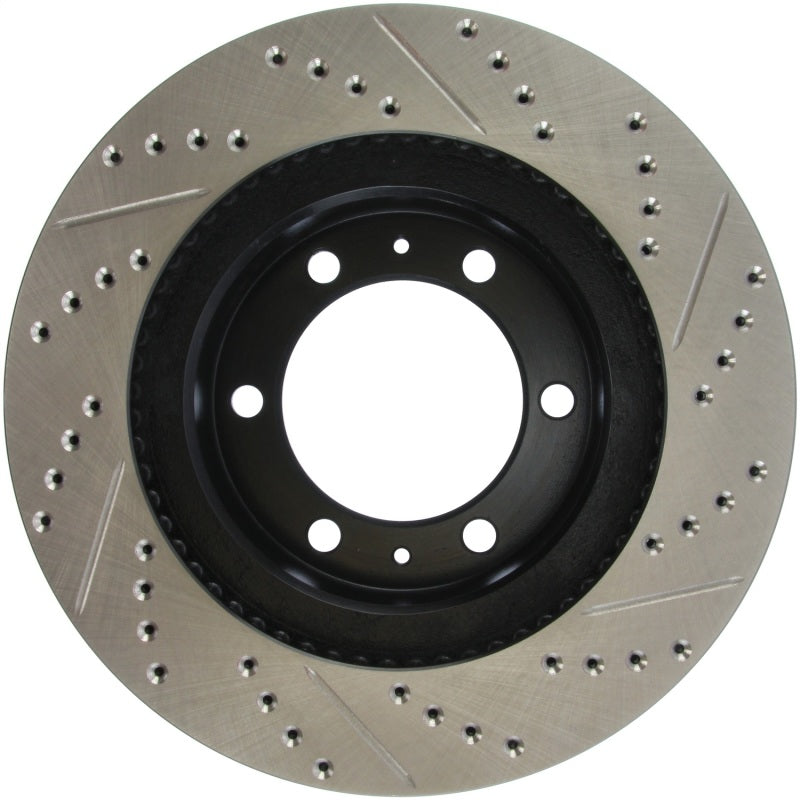 StopTech SportStop Slotted Rotors for 07-08 FJ Cruiser 05-08 Tacoma 03-08 4Runner 319mm Disc - OneFastShop