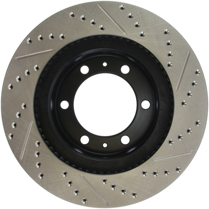 StopTech SportStop Slotted Rotors for 07-08 FJ Cruiser 05-08 Tacoma 03-08 4Runner 319mm Disc - OneFastShop