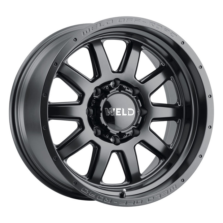 Weld Off-Road W101 Wheel – 20X12 Stealth 8X165.1 ET-44 BS4.75 Satin Black (125.1) - OneFastShop