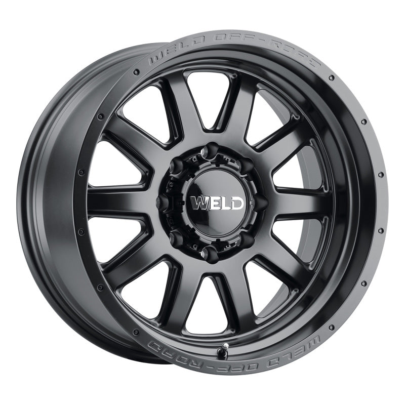 Weld Off-Road W101 20X12 Stealth Wheel 6X135 6X139.7 ET-44 BS4.75 Satin Black (106.1)