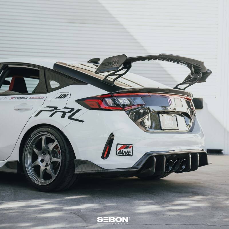 Seibon MB-Style Carbon Fiber Rear Diffuser for 2023+ Honda Civic Type R