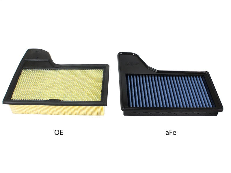 aFe MagnumFLOW OEM Replacement Air Filter PRO 5R for 2015 Ford Mustang L4 V6 V8 High Flow Performance
