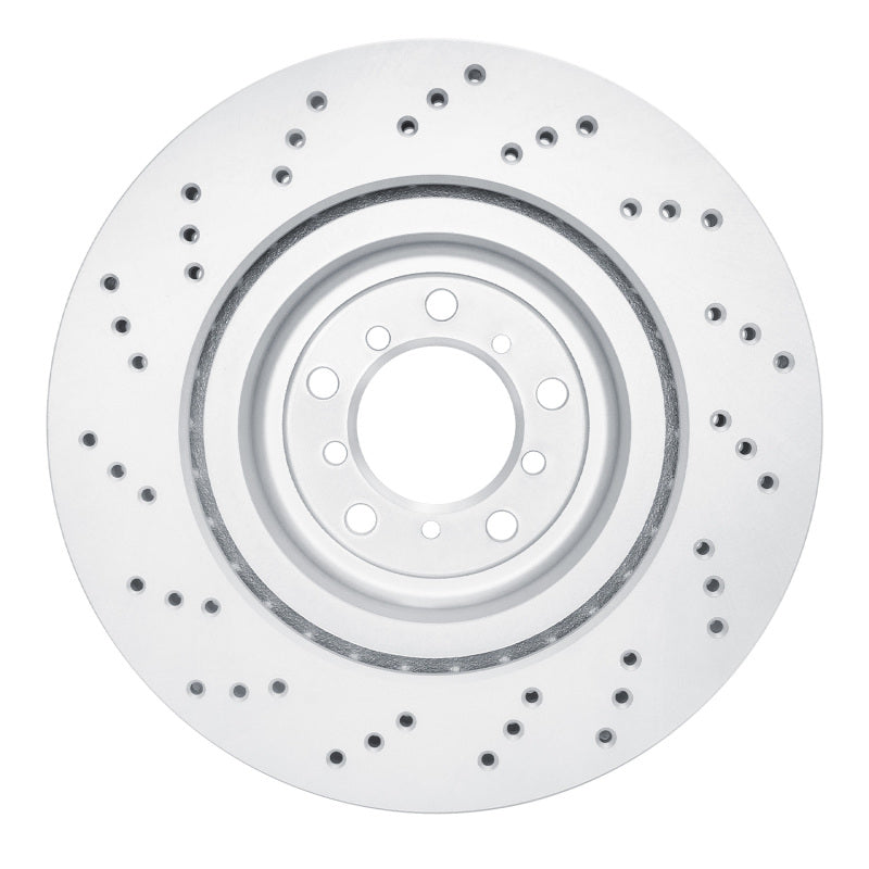 DFC Front Right Drilled Brake Rotor - BMW 1 Series M / M3 (E9x) 2008-2013 - GeoSpec Coated, image 4