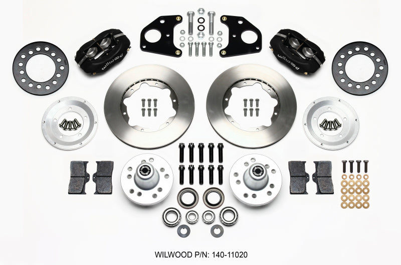Wilwood Forged Dynalite Front Kit 11.00in for 62-72 Dodge Challenger Charger Coronet Road Runner B & E Body-Drum - OneFastShop