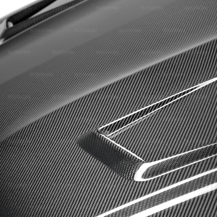 Seibon GT Style Carbon Fiber Hood for 12-14 Mercedes C-Class - OneFastShop