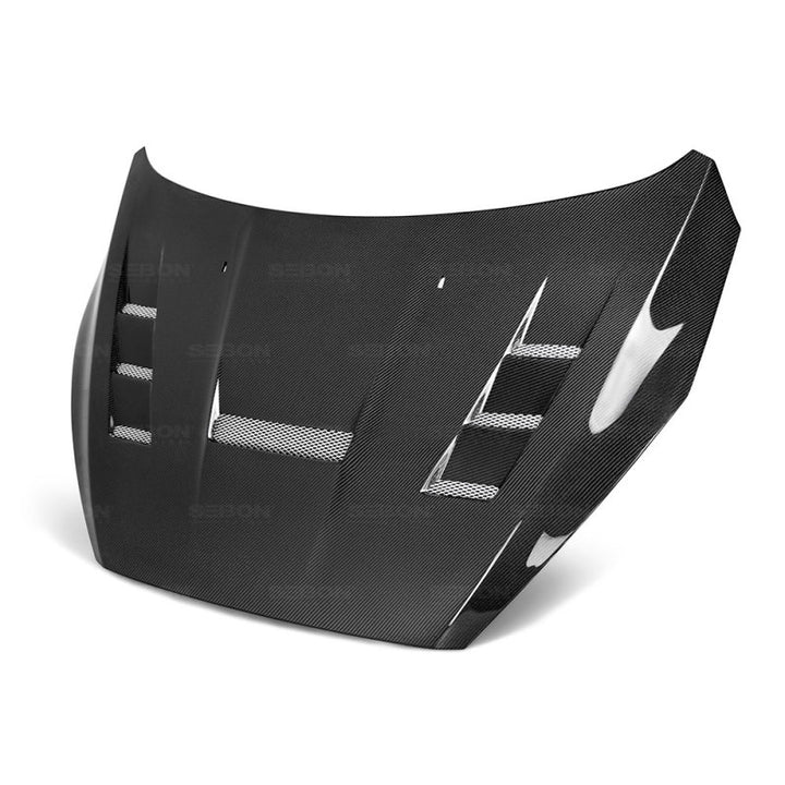 Seibon TV-Style Carbon Fiber Hood for 15-17 Ford Focus - OneFastShop