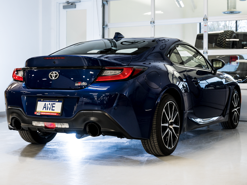 AWE Touring Edition Cat-Back Exhaust with Diamond Black Tips - Subaru BRZ/ Toyota GR86/ Toyota 86