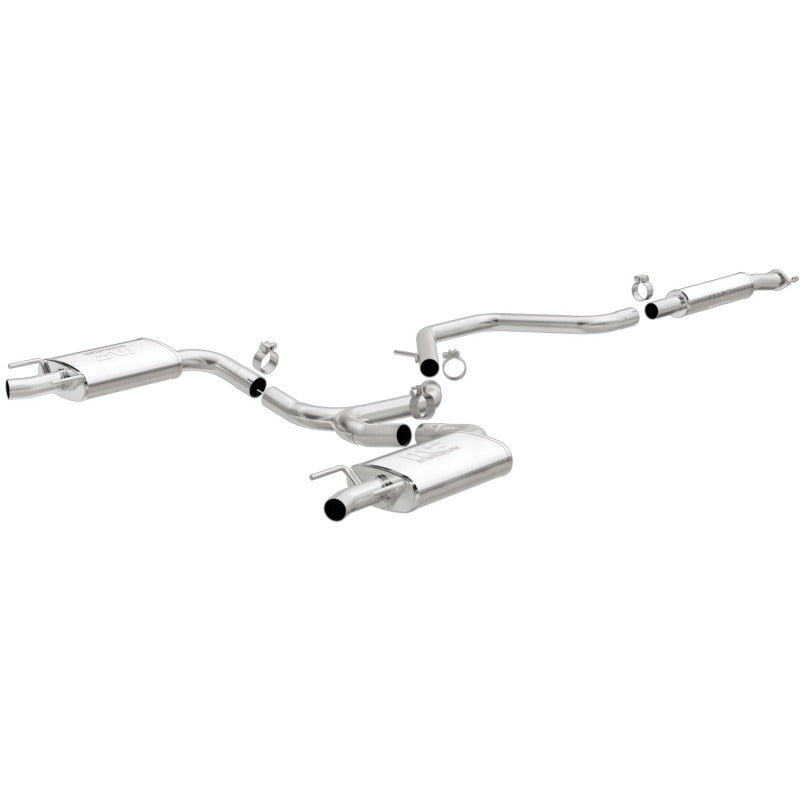 MagnaFlow Cat-Back Stainless Steel Exhaust System Dual Rear Exit Polished Tip - 2015 Chevrolet Impala 3.6L V6