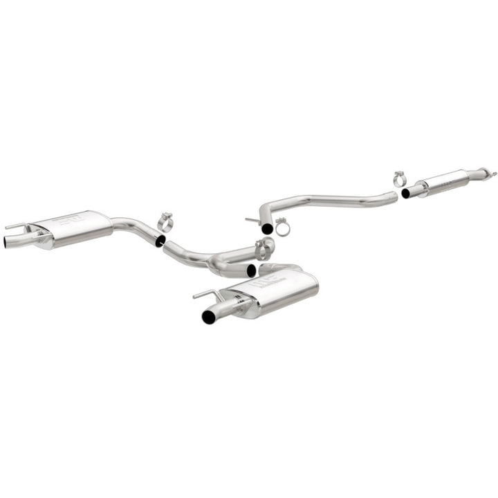 MagnaFlow Cat-Back Stainless Steel Exhaust System Dual Rear Exit Polished Tip - 2015 Chevrolet Impala 3.6L V6