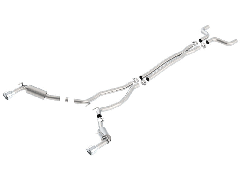 Borla Catback Exhaust System - Chevy Camaro SS 6.2L V8 - 14-15