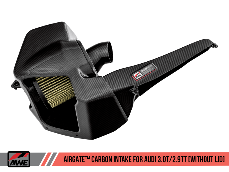 AWE Tuning Audi B9/B9.5 S4/S5/RS5 3.0T Carbon Fiber AirGate Intake w/ Lid.