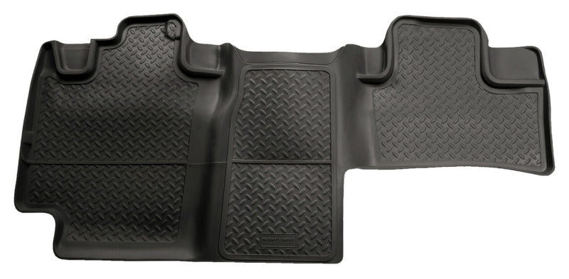 Husky Liners 2004 1/2–2008 F-150 Super Cab Classic Style 2nd Row Black Floor Liners - OneFastShop