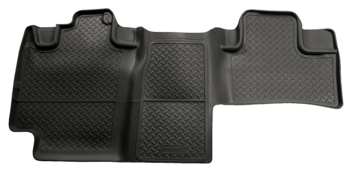 Husky Liners 2004 1/2–2008 F-150 Super Cab Classic Style 2nd Row Black Floor Liners - OneFastShop