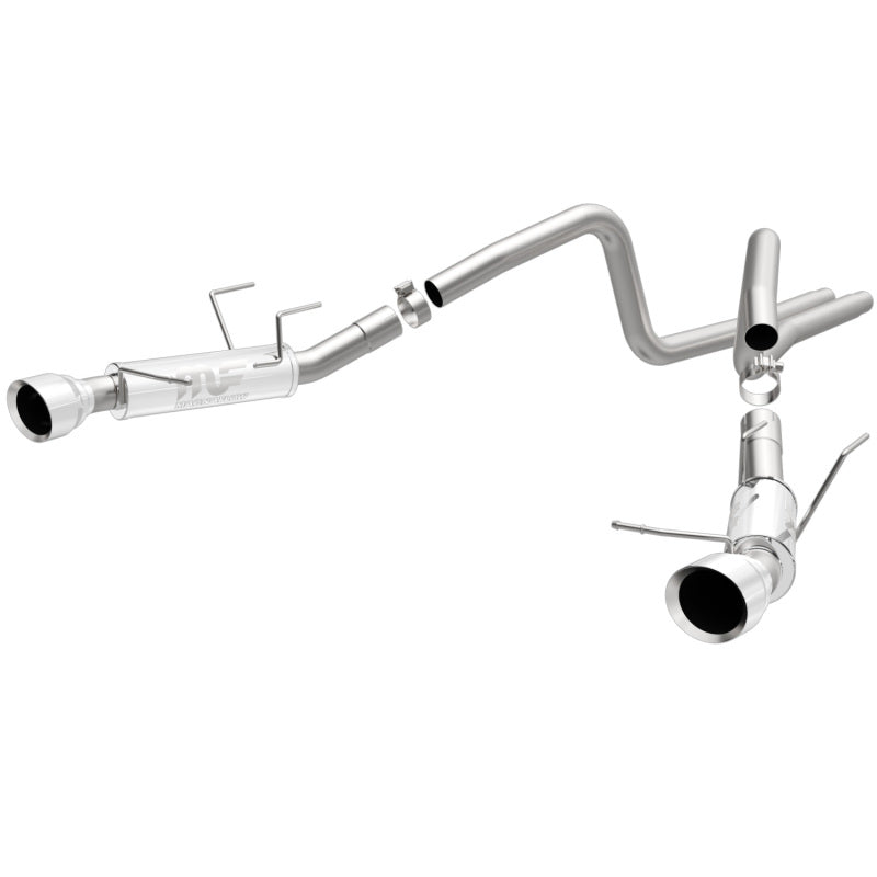 Magnaflow Cat-Back Exhaust System 15245 for 2014 Ford Mustang V6 3.7L Dual Split Rear Polished Stainless - Comp Series - OneFastShop