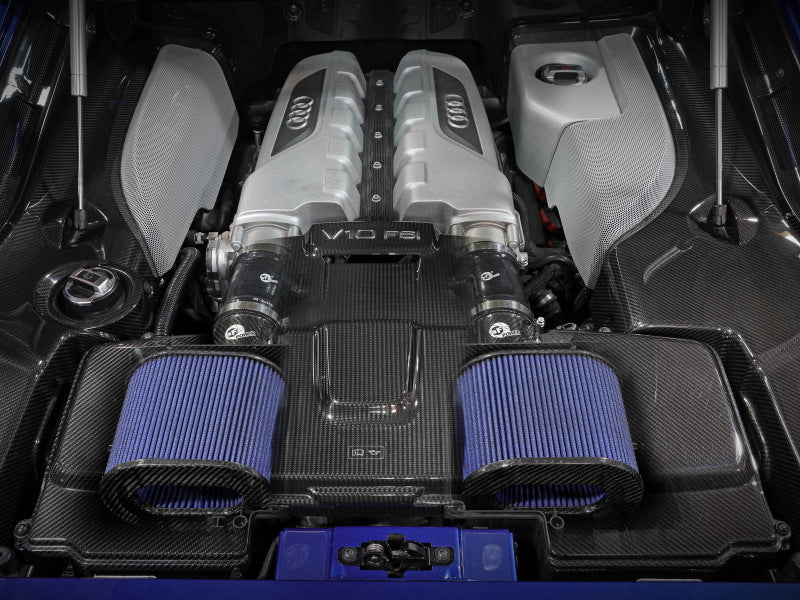 aFe Track Series Cold Air Intake System with Pro 5R Filter for 15-21 Lamborghini Huracan V10-5.2L