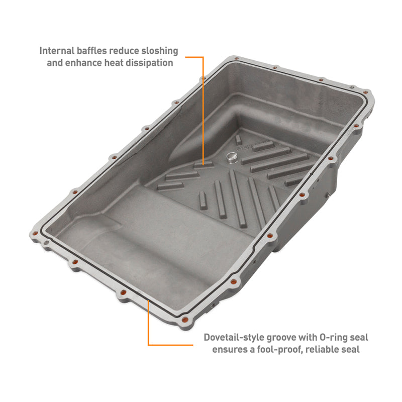 Mishimoto Aluminum Transmission Pan for Ford 10R60/10R80 - GR