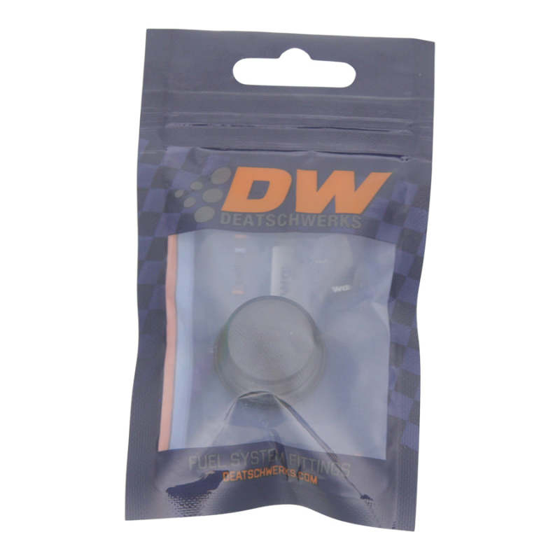 DeatschWerks 8AN ORB Male Plug Low Profile Allen Hex Anodized Matte Black
