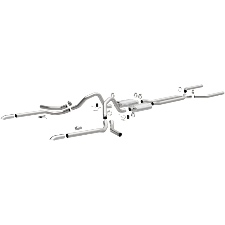 Magnaflow Crossmember-Back Performance Exhaust for 65-68 Chevy Impala All V8 Multiple Exit Options - OneFastShop