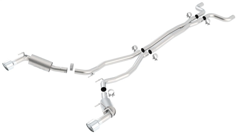 Borla Aggressive Catback Exhaust for 10-13 Chevy Camaro SS 6.2L V8