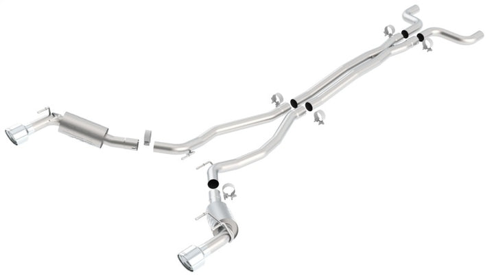 Borla Aggressive Catback Exhaust for 10-13 Chevy Camaro SS 6.2L V8
