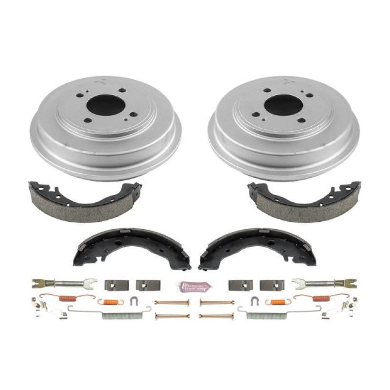 PowerStop Autospecialty Rear Drum Brake Kit - Honda Fit / Insight 2009-2014